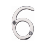 M Marcus Heritage Brass Numeral 6 - Face Fix 51mm 